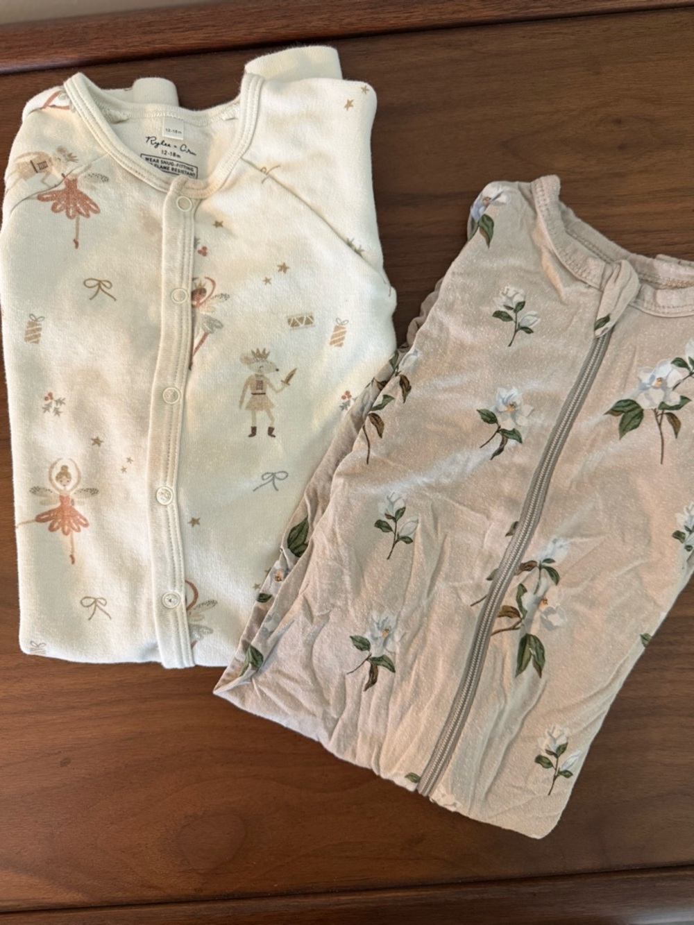 Rylee + Cru Nutcracker and Kyte Magnolia Sleeper 12-18 months